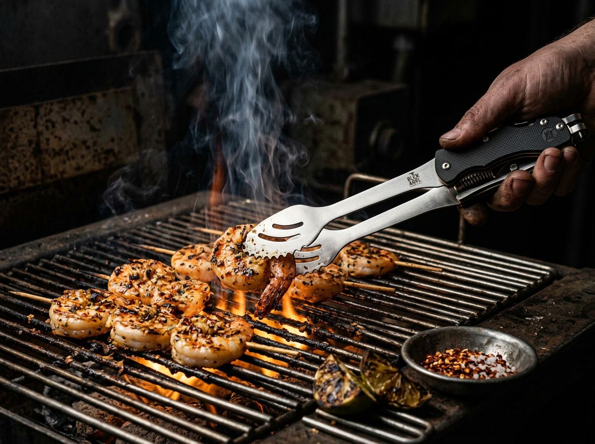 Garlic Chile Lime Grilled Shrimp Skewers