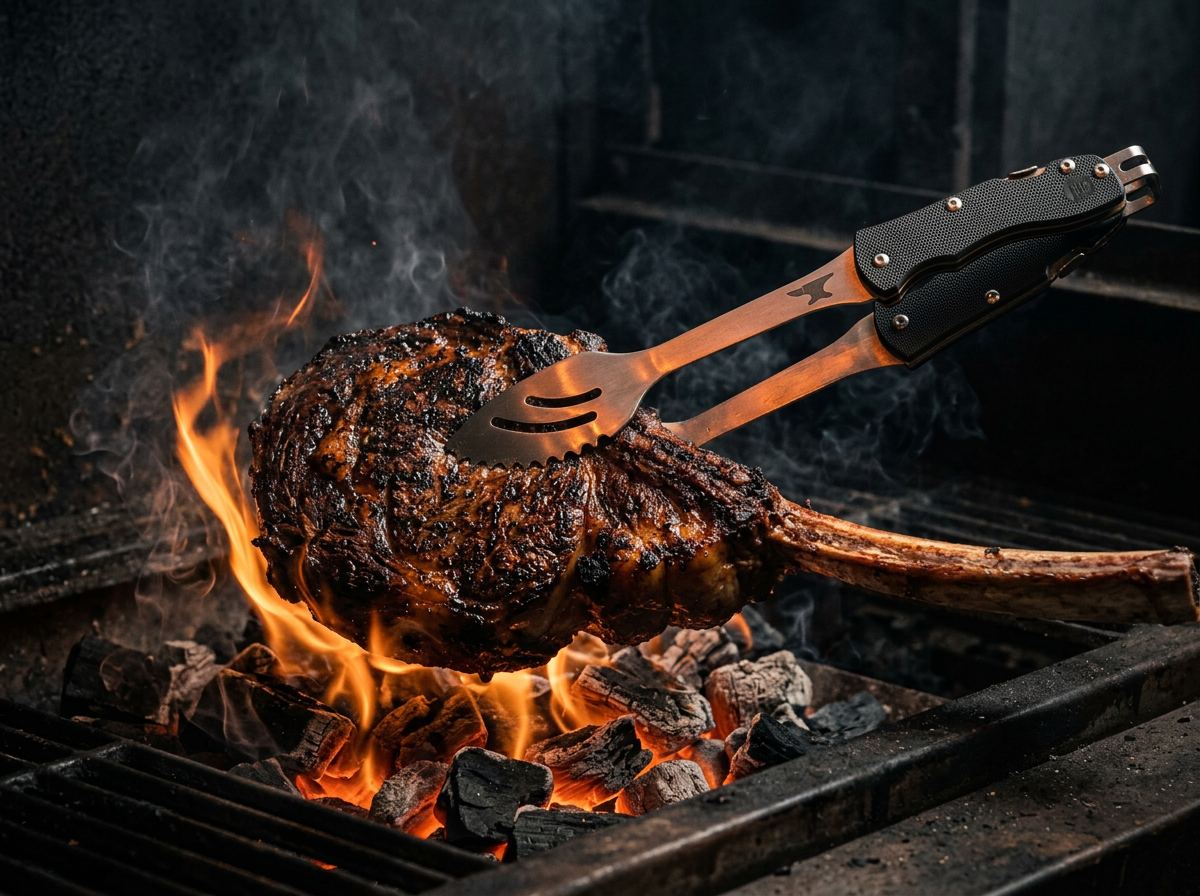 Reverse-Sear Tomahawk Ribeye