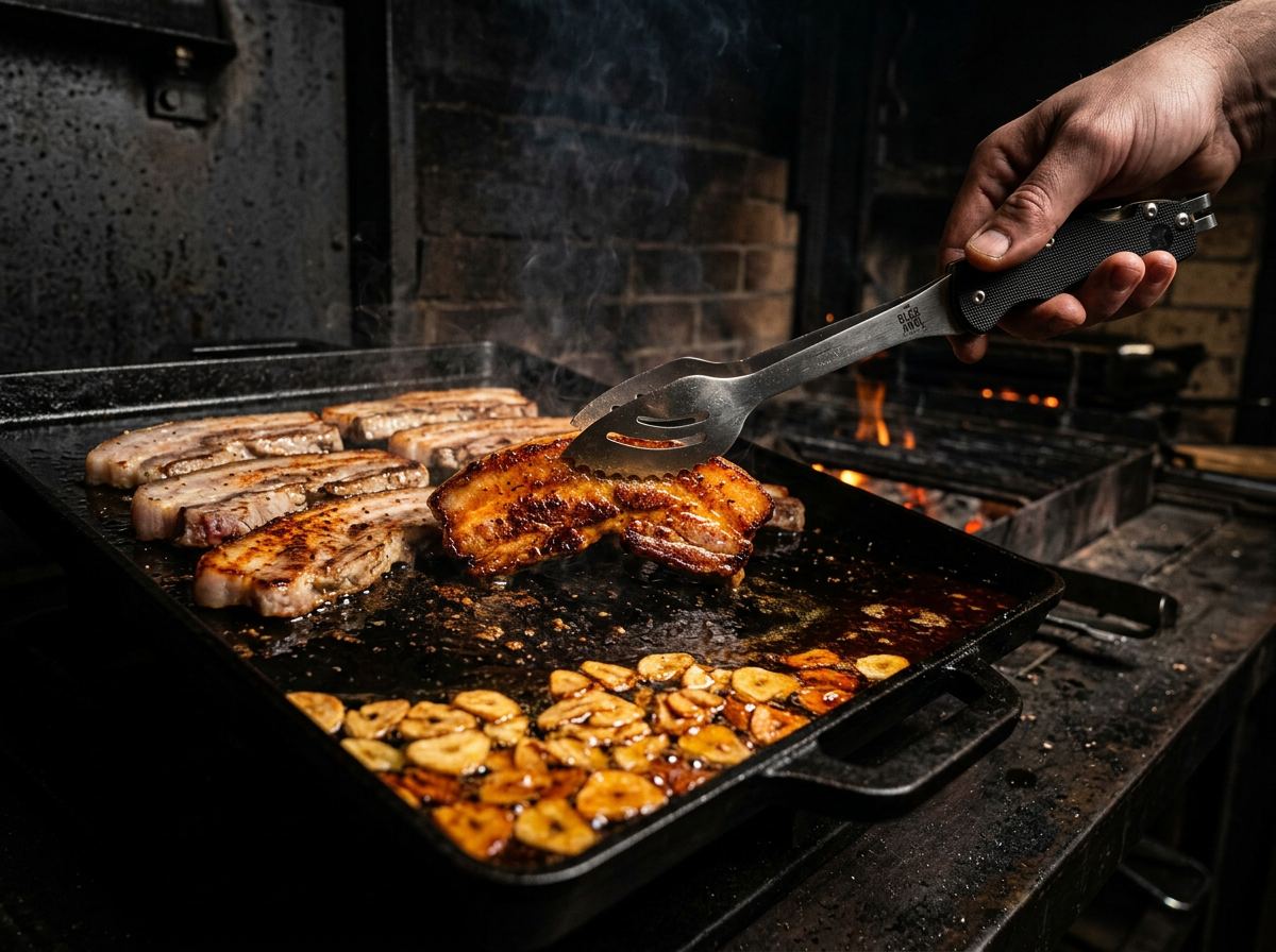 Samgyeopsal (Korean Grilled Pork Belly)