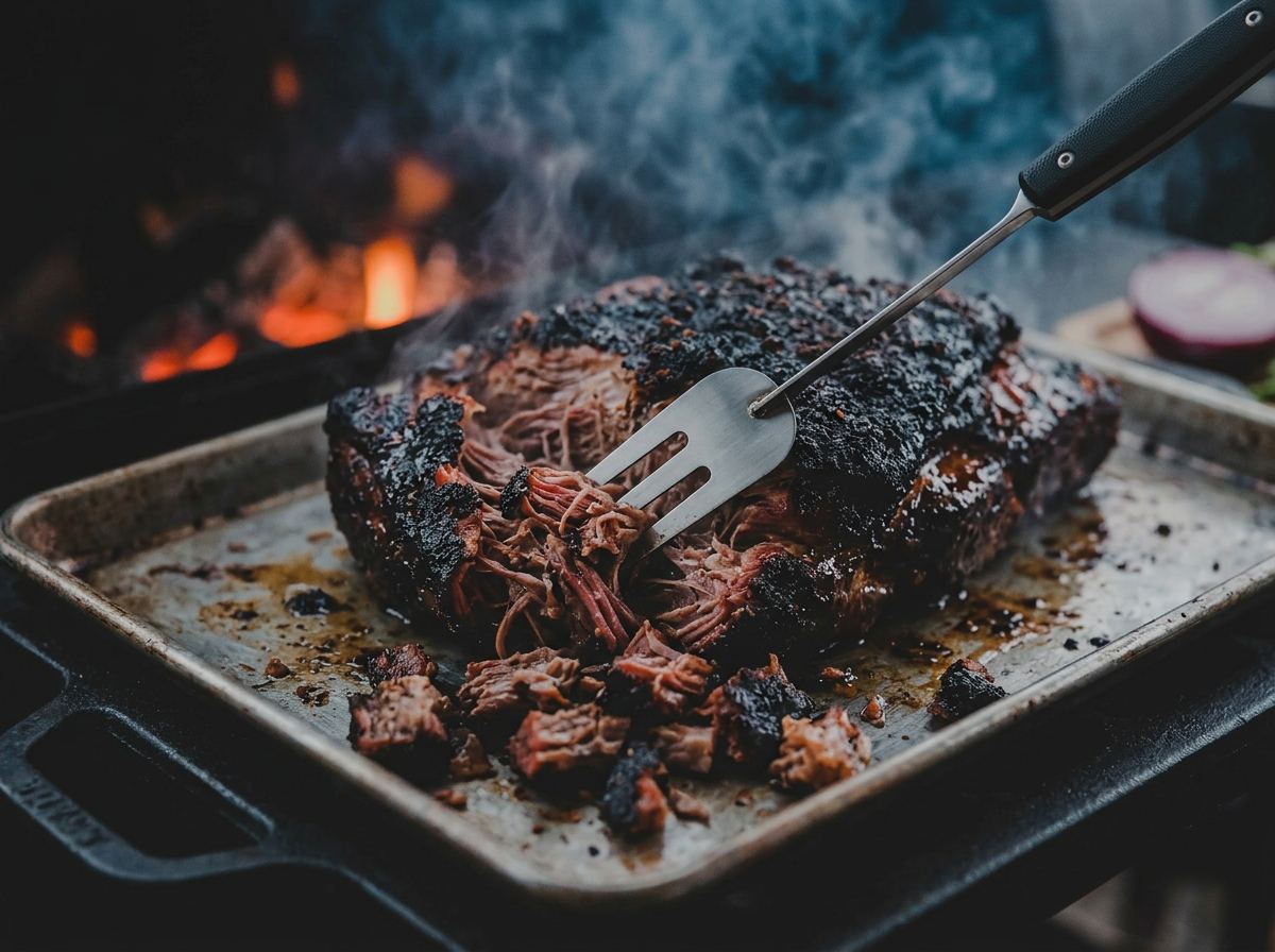 Smoked Wild Hog Shoulder
